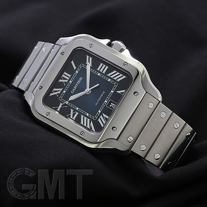 CARTIER サントスドゥカルティエWSSA0013 LM ブルー