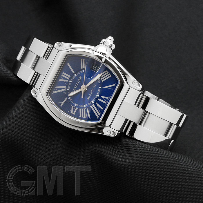 CARTIER カルティエ ロードスター LM W62048V3 ブルーダイアル 限定