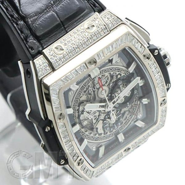 HUBLOT ウブロ スピリット オブ ビッグバン チタニウム バゲットダイヤ 601.NX.0173.LR.0904