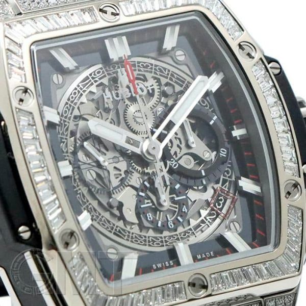 HUBLOT ウブロ スピリット オブ ビッグバン チタニウム バゲットダイヤ 601.NX.0173.LR.0904