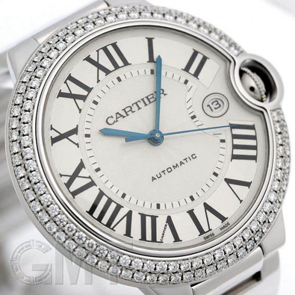 CARTIER カルティエ バロンブルー LM WE9009Z3 ベゼルダイヤ