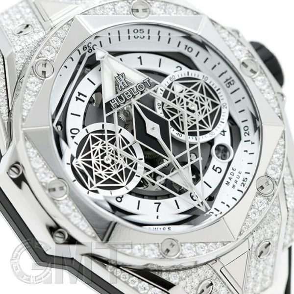 HUBLOT ウブロ ビッグバン ウニコ サンブルーII　チタニウム ホワイト パヴェ 418.NX.2001.RX.1604.MXM20