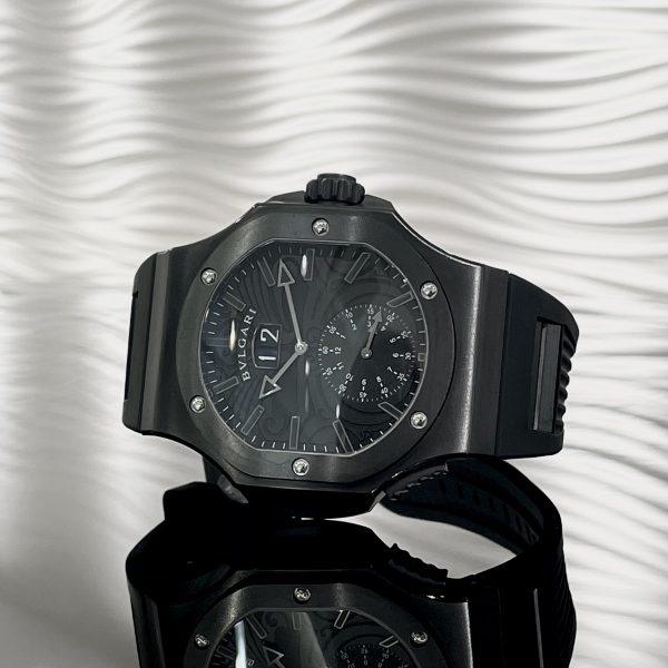 BVLGARI ブルガリ ダニエルロート クロノスプリント BRE56BSBLDCHS/AB オールブラックス DLC