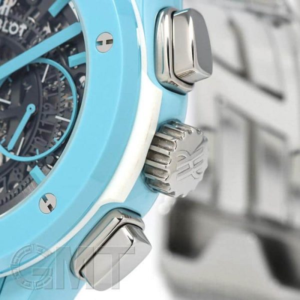 HUBLOT ウブロ クラシック アエロフュージョン クロノグラフ ライトブルーセラミック トミヤスペシャル 525.EX.0129.RW.TMY21【限定77本】