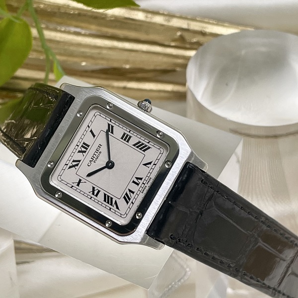 CARTIER カルティエ サントス デュモン LM エクストラスリム CPCP W1528251(1575B) プラチナ