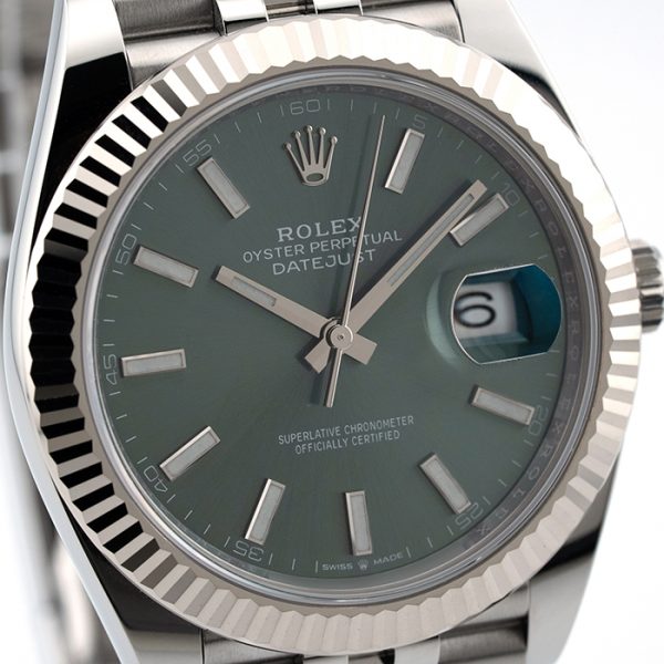 ROLEX ロレックス デイトジャスト 41 126334 ミントグリーン ジュビリーブレスレット