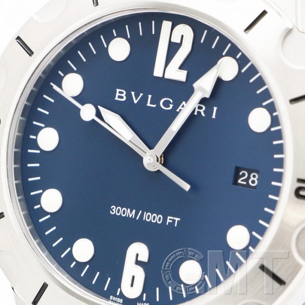 BVLGARI ブルガリ ディアゴノ スクーバ 41mm ブルー DP41C3SVSD