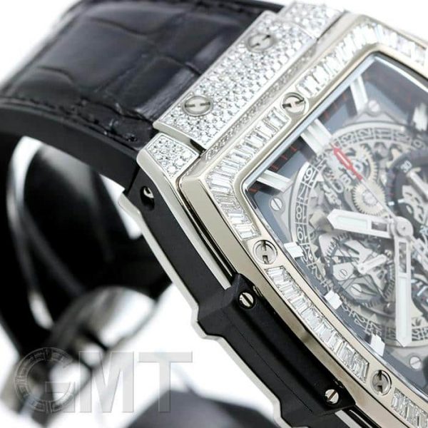 HUBLOT ウブロ スピリット オブ ビッグバン チタニウム バゲットダイヤ 601.NX.0173.LR.0904