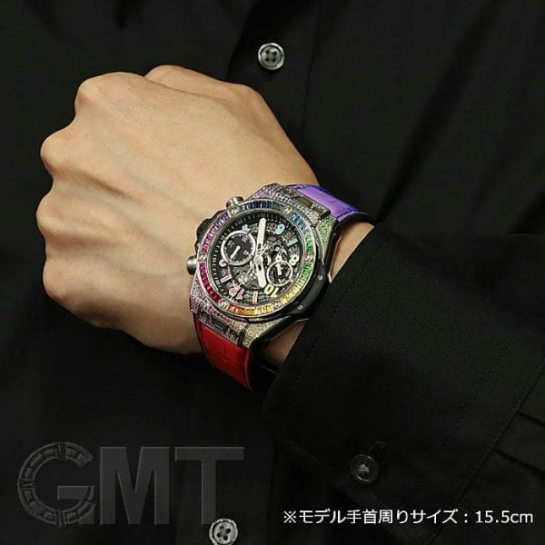 HUBLOT ウブロ ビッグバン ウニコ レインボー チタニウム 441.NX.1117.LR.0999