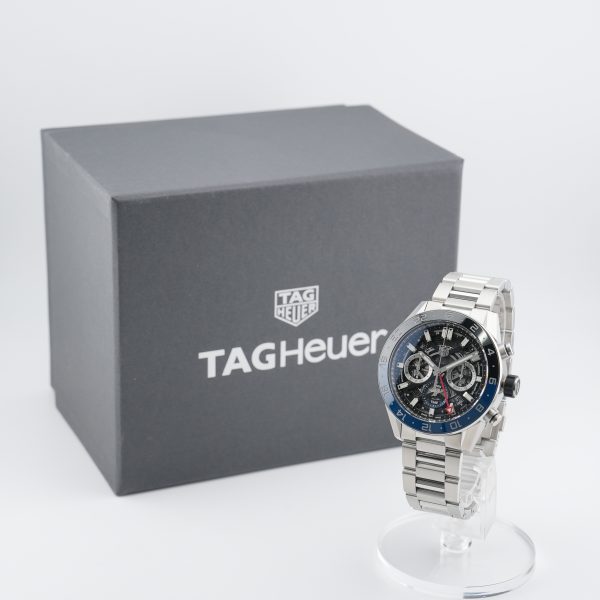 TAG HEUER タグ・ホイヤー カレラ キャリバー ホイヤー02 クロノグラフ GMT CBG2A1Z.BA0658