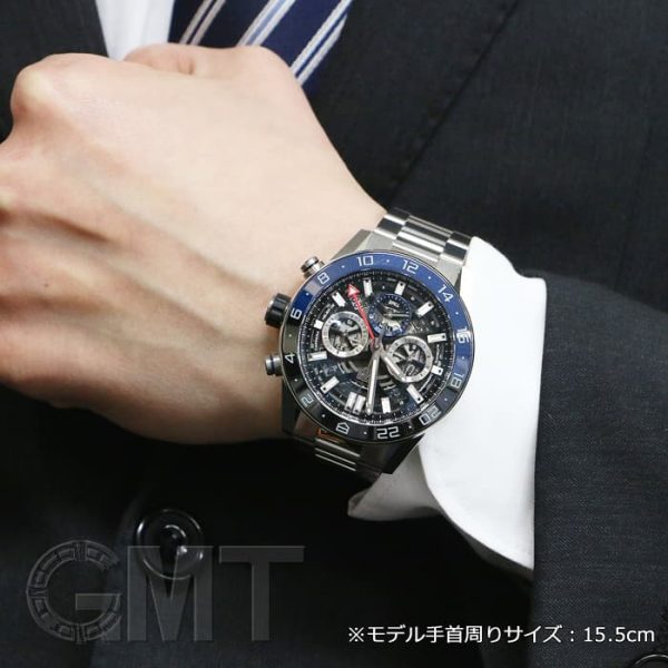 TAG HEUER タグ・ホイヤー カレラ キャリバー ホイヤー02 クロノグラフ GMT CBG2A1Z.BA0658