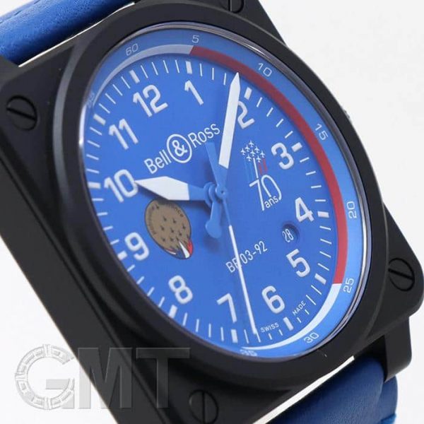 BELL & ROSS ベル&ロス BR 03-92 PATROUILLE DE FRANCE 70TH ANNIVERSARY BR0392-PAF7-CE/SCA【世界限定999本】