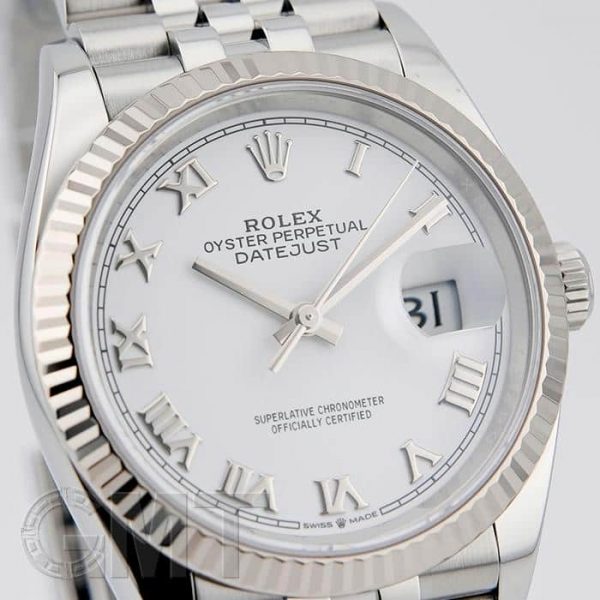 ROLEX ロレックス デイトジャスト 36 126234 ホワイト ローマ ジュビリーブレスレット